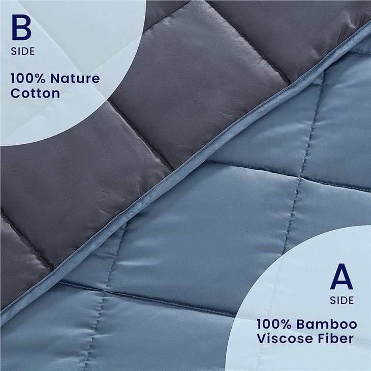 Bamboo Weighted Blanket with Glass Beads Bamboo Weighted Blanket with Glass Beads